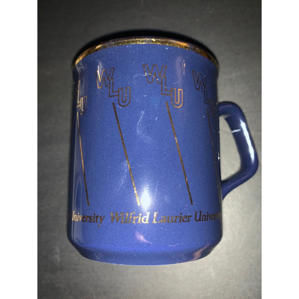 Wilfrid Laurier University Blue Gold One Size Mug